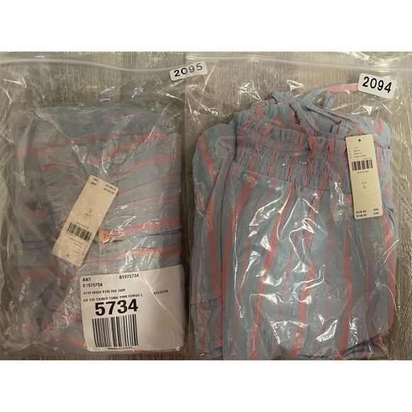 Anthropologie Maeve Gauzy Tiered Tunic Tank - NWT - SZ (L) - Picture 13 of 16